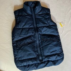 Zella Girls Navy Puffer Vest